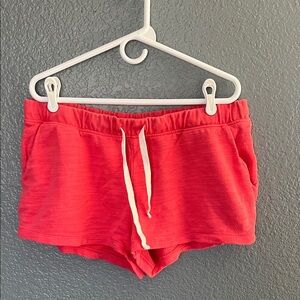 J. Crew Vibrant Red Athletic softy Shorts size large